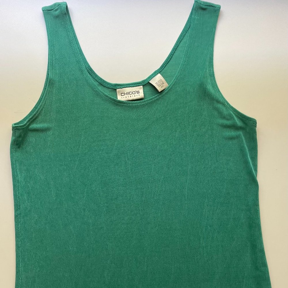 Green Chico's tank top